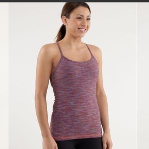 Lululemon Power Y Tank Wee Are From Space Black March Multi